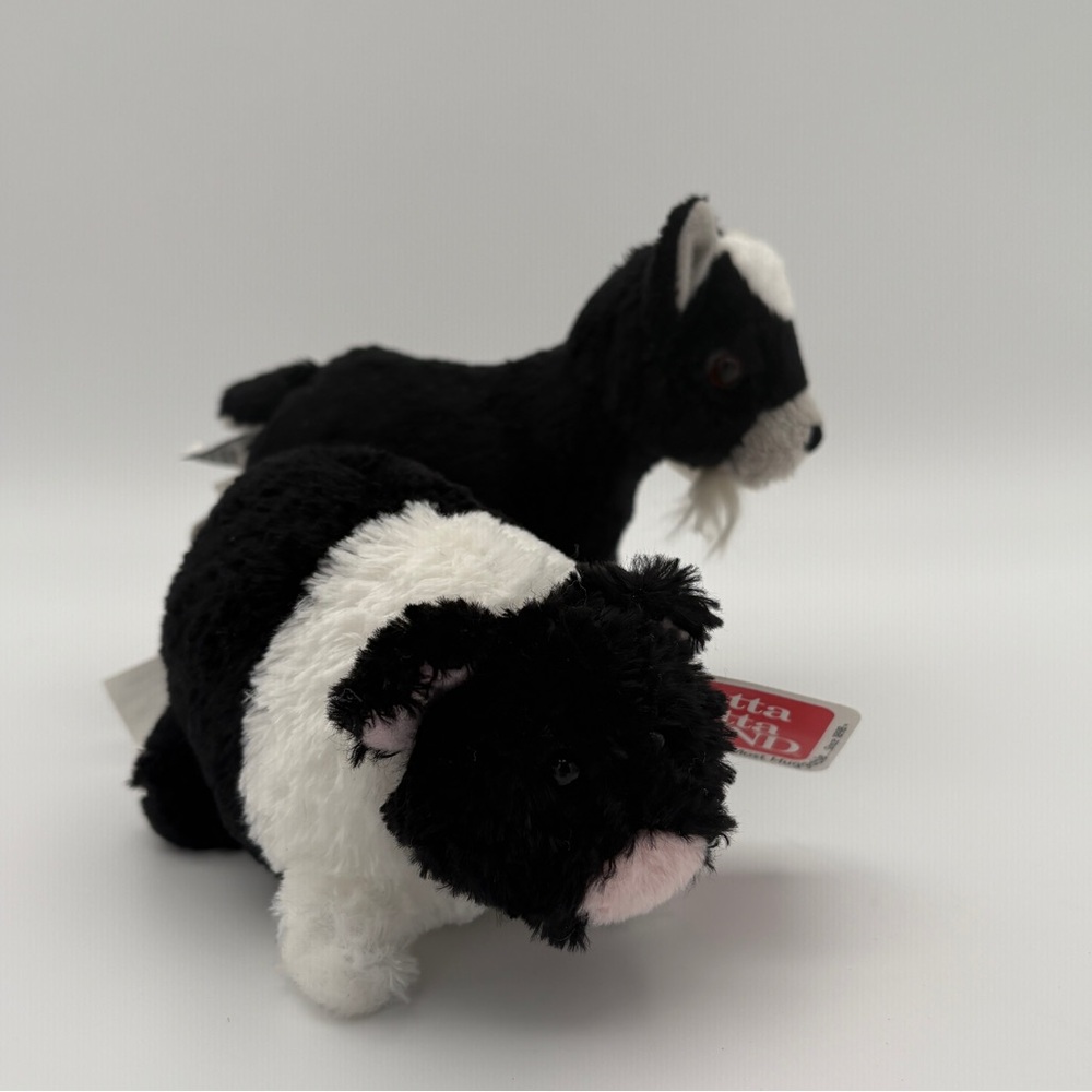 Two TELUS Critters by GUND Billy Goat/Pot Belly Pig WITH ALL TAGS